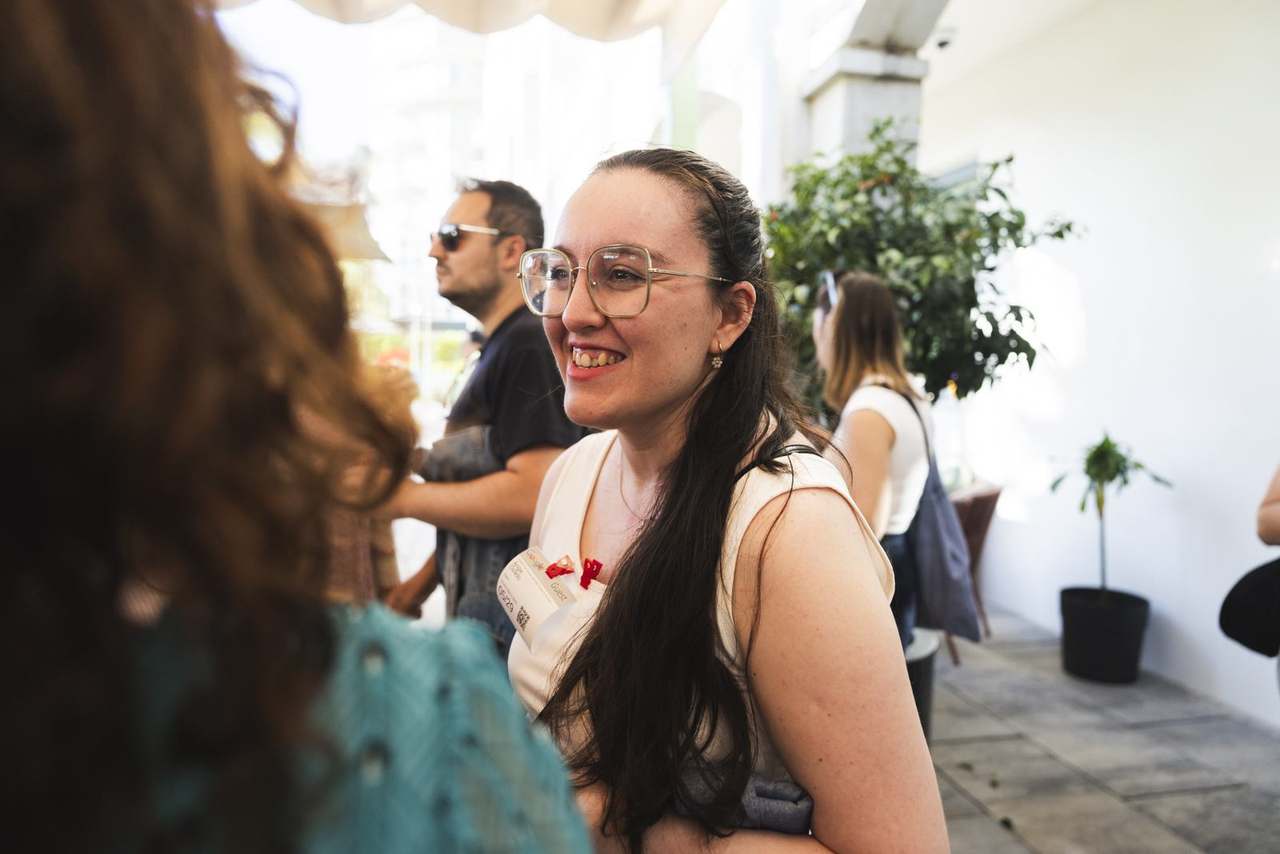 Irene Ferrer durante su ponencia