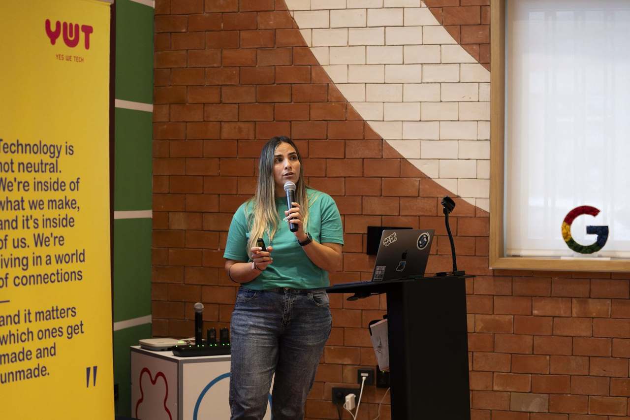 Marta Barrio durante la tercera edición de Securiters Talks